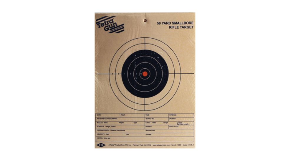 Tetra Gun 50 Yards Small Bore Rifle Targets Free Shipping over 49!