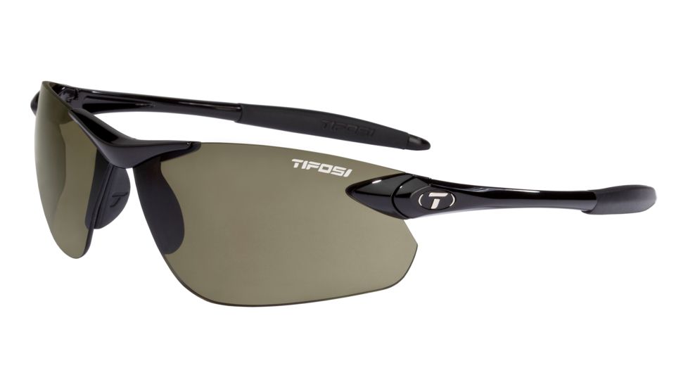 Tifosi Optics Seek FC Sunglasses, Gloss Black Frame, GT Lenses, 0190400275