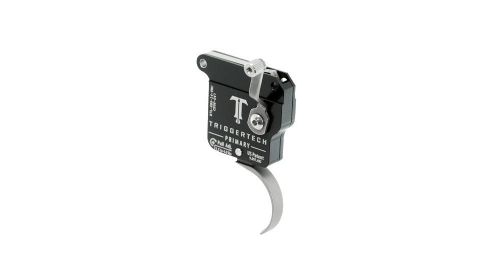 Triggertech Rem 700 Left Primary Curved Clean Trigger, Stainless R7L-SBS-14-TNC