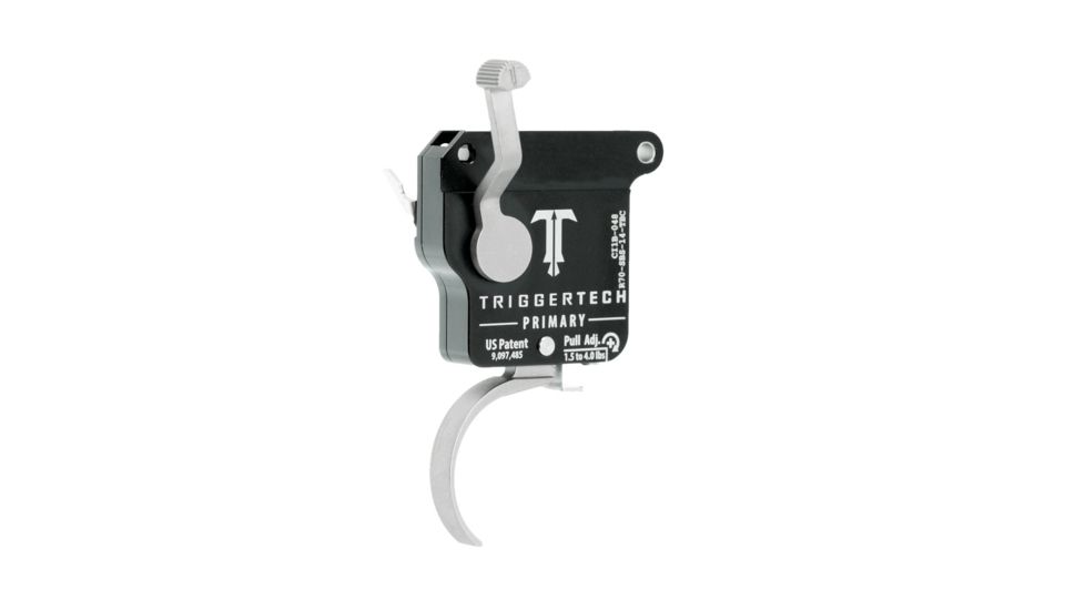 Triggertech Rem 700 Primary Curved Trigger, Stainless R70-SBS-14-TBC