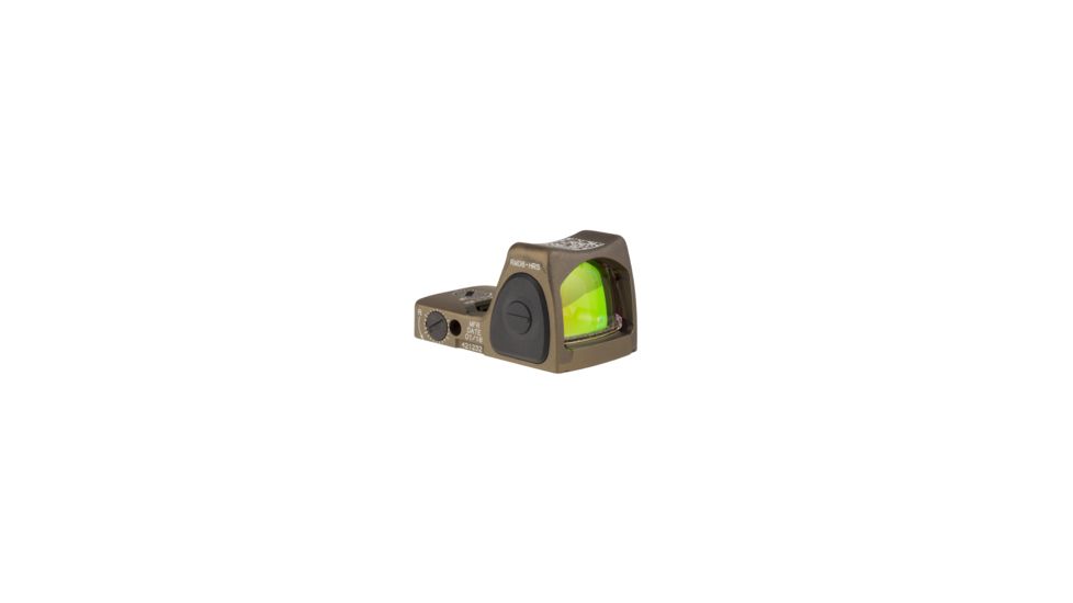 Trijicon RM06 RMR Type 2 Adjustable LED Red Dot Sight, 3.25 MOA Red Dot, No Mount, Hard Anodized, Coyote Brown, 700780