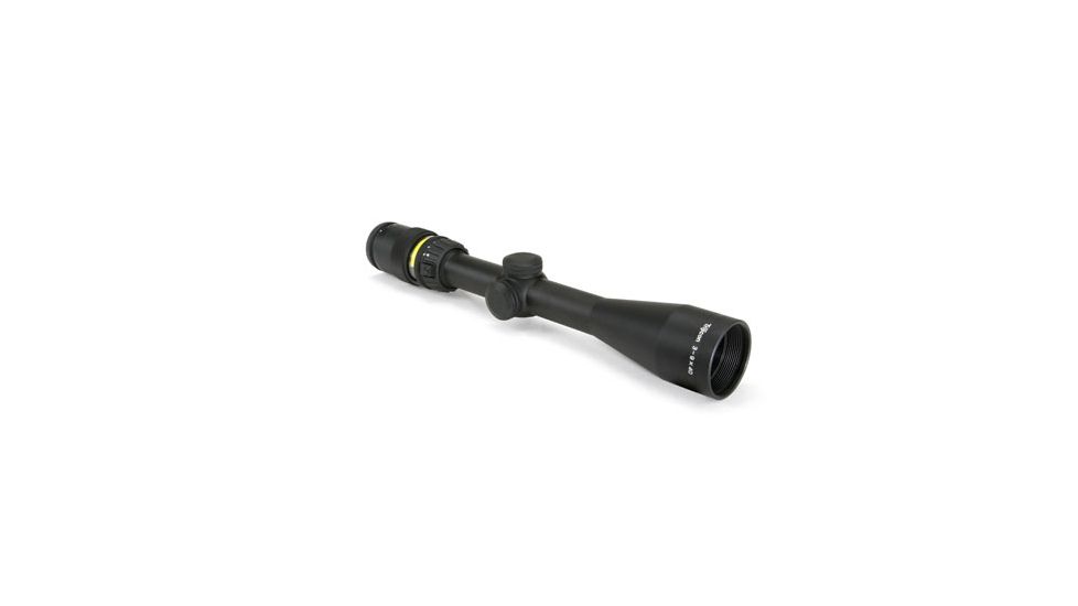 Trijicon AccuPoint TR-20 3-9x40mm Rifle Scope, 1 in Tube, Second Focal Plane, Black, Amber Standard Duplex Crosshair w/ Dot Reticle, MOA Adjustment, 200001