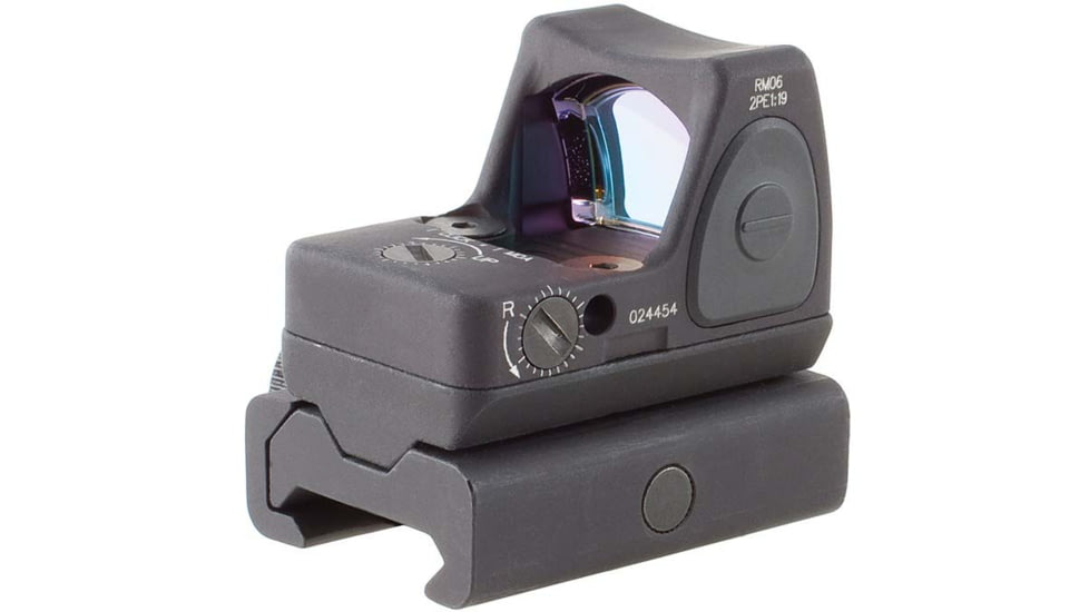 Trijicon RM06 RMR Type 2 Adjustable LED Red Dot Sight, 3.25 MOA Red Dot, RM34W Mount, Matte, Black, RM06-C-700675