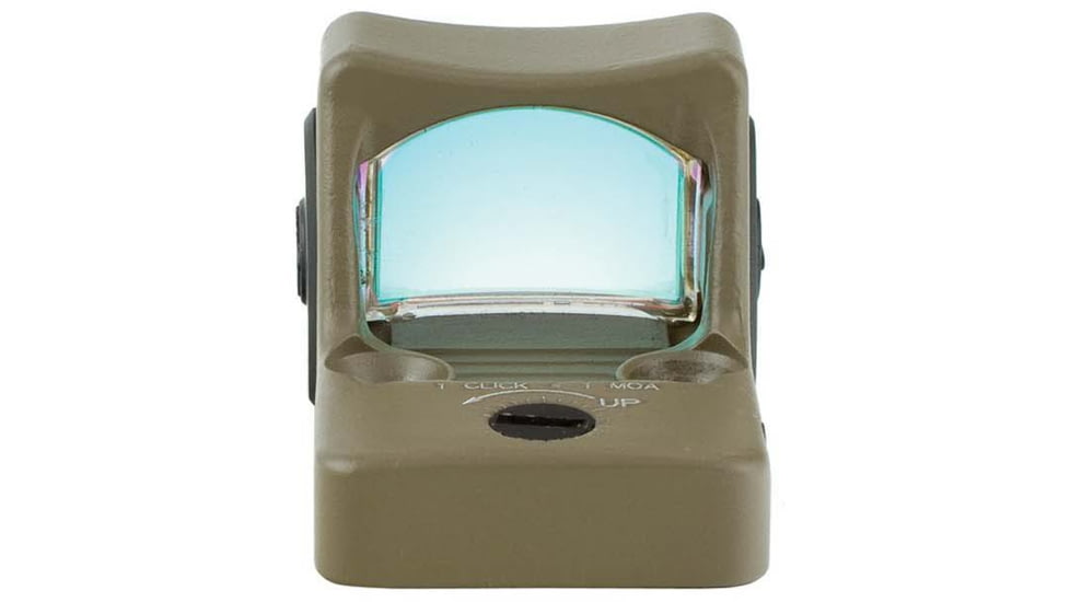 Trijicon RM06 RMR Type 2 Adjustable LED Red Dot Sight, 3.25 MOA Red Dot, No Mount, Matte, FDE, 700696