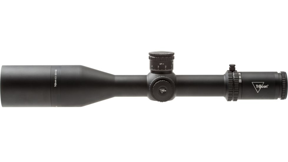 Trijicon Tenmile TM3056 4.5-30x56mm Rifle Scope, 34 mm Tube, First Focal Plane, Black, Green/Red MOA Precision Tree Reticle, MOA Adjustment, 3000012