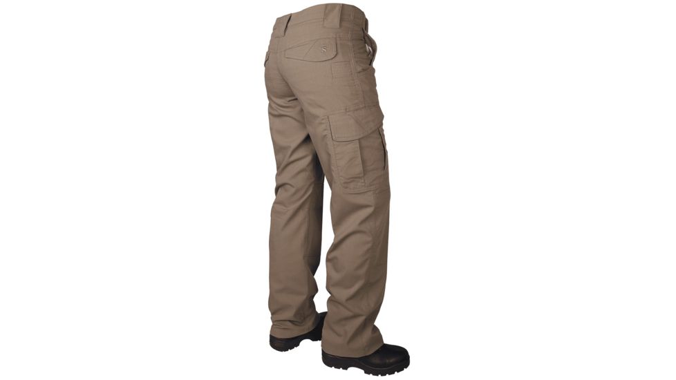 Tru-Spec Women's Ascent Pants - Unhemmed, 6.5oz. Polyester/Cotton Micro Rip-Stop, 24-7 Series, Coyote, 0 1043001