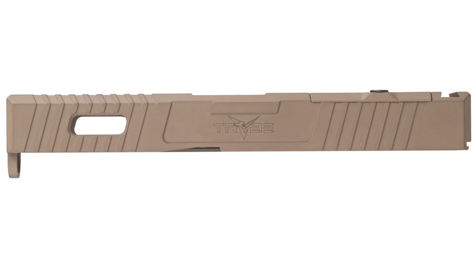 TRYBE Defense Pistol Slide, Glock 19, Gen 3, RMR Cut, FDE Cerakote, SLDG19G3RMR-FDE
