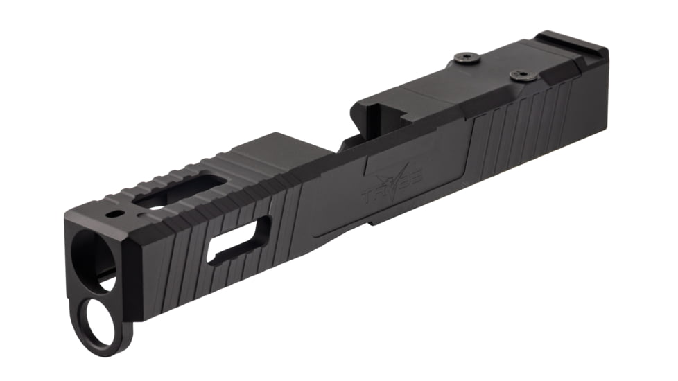 TRYBE Defense TRYBE Defense Pistol Slide, Glock 19, Gen 4, RMR Cut, Version 1, Black Cerakote SLDG19G4RMR-BN