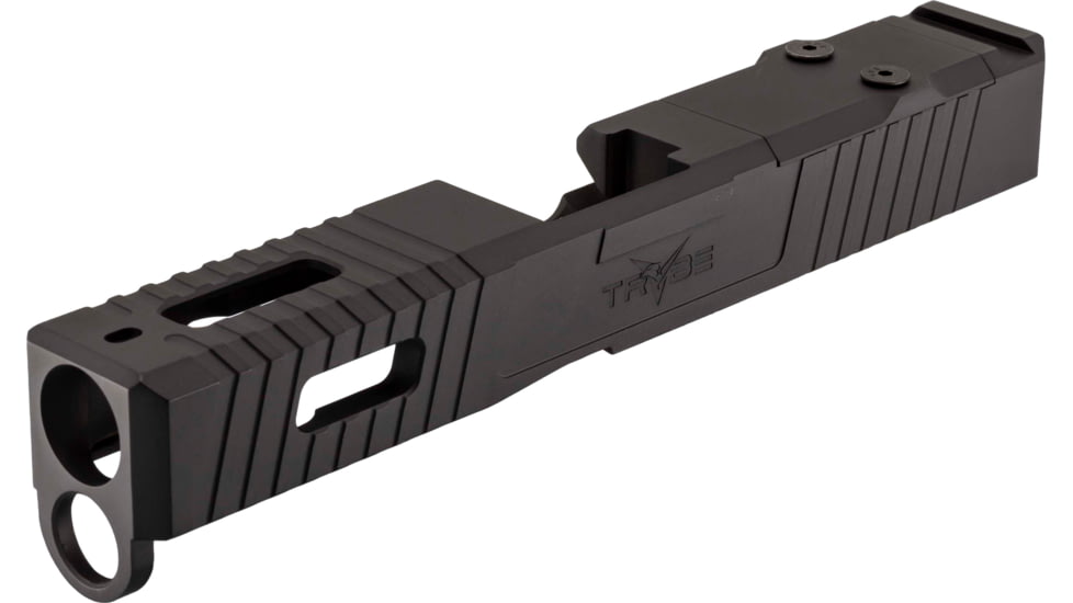TRYBE Defense TRYBE Defense Pistol Slide, Glock 19, Gen 4, Viper Cut, Version 1, Black Cerakote SLDG19G4VPR-BN