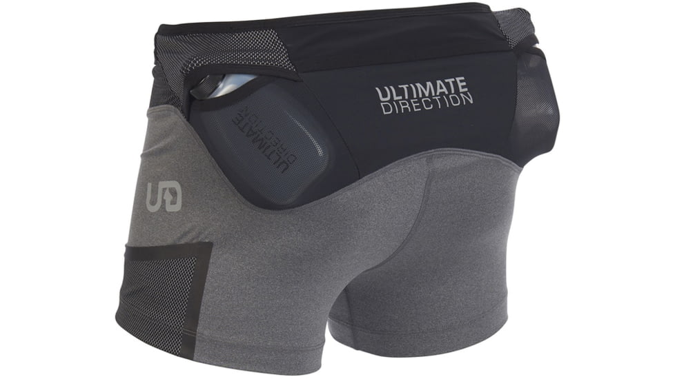 Ultimate Direction Hydro Skin Short - Womens, Heather Gray, Large, 83466219HGY-LG