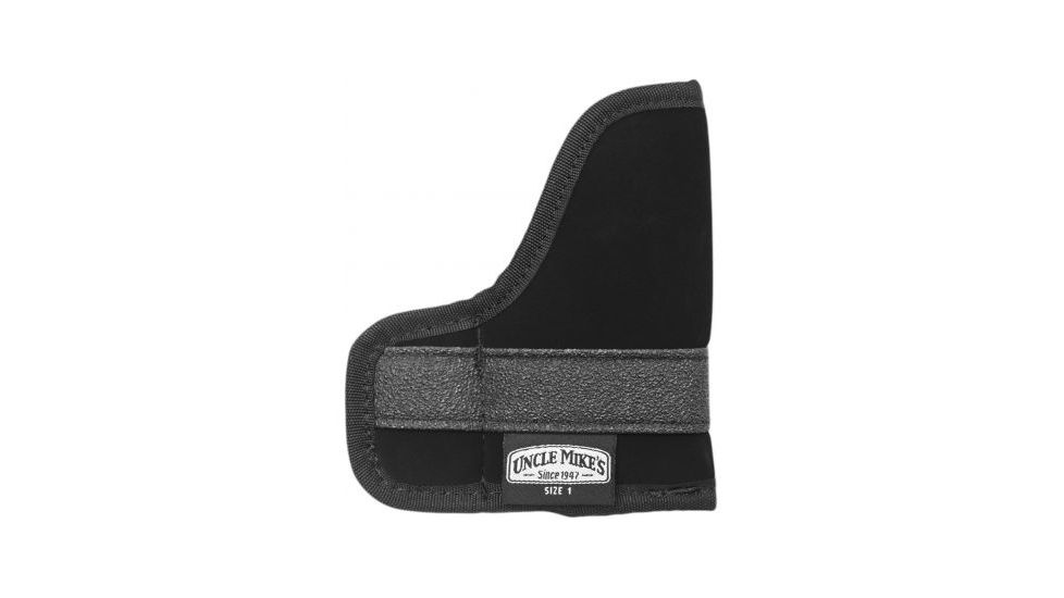 Uncle Mike's Inside-The-Pocket Holster, Black, Fits Most .380s, Ambidextrous 8744-2