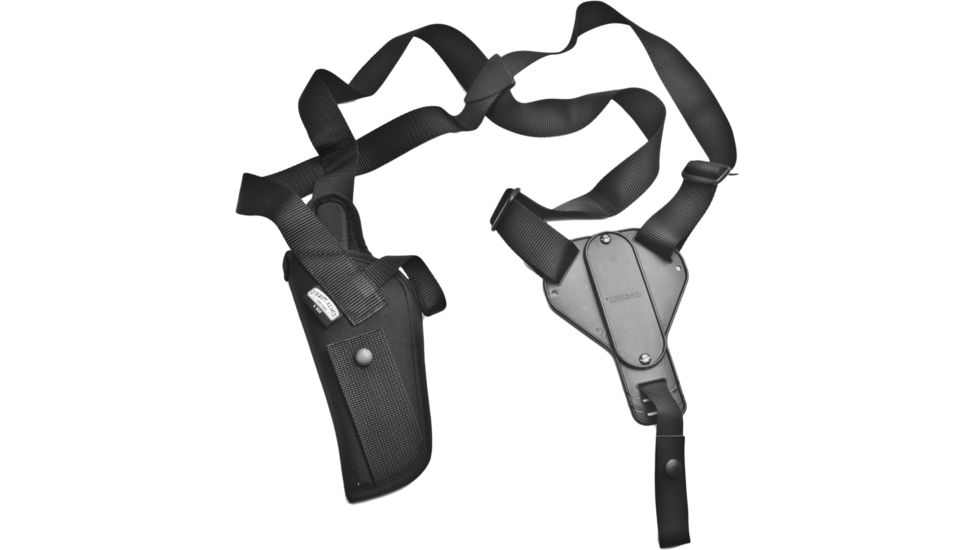 Uncle Mike's Vertical Shoulder Holster, Black, Right Hand - 3-4in BBL Medium Autos