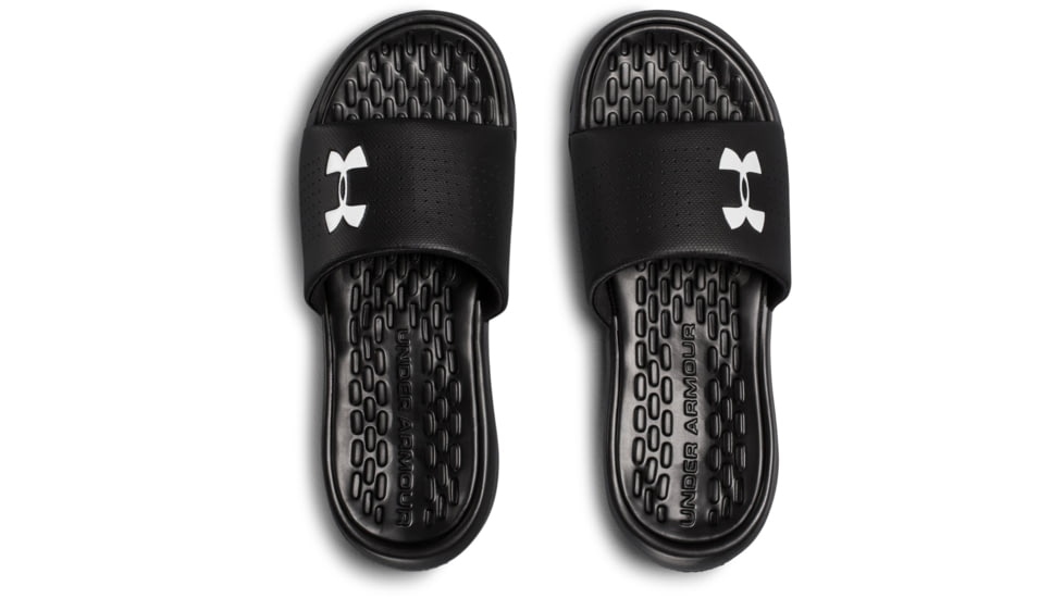 men's ua playmaker fixed strap slides