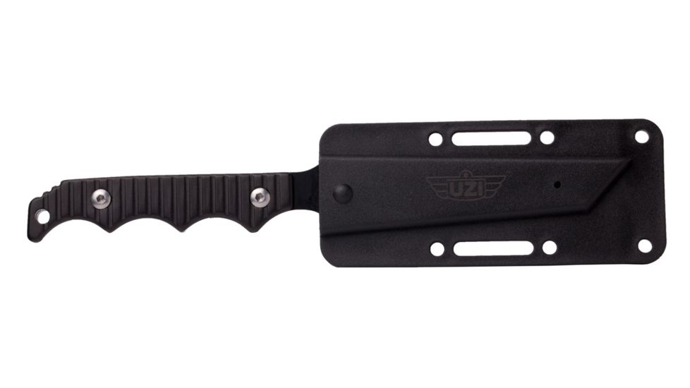 UZI Covert Stainless Steel Neck Knife, with Black Handle
