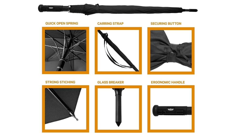 UZI Tactical Umbrella | Free Shipping over $49!