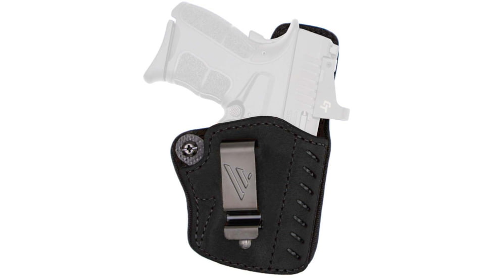 Versacarry Comfort Flex Deluxe IWB Holster, Polymer, Black Hybrid With Padded Back, Size 1, CFD1111