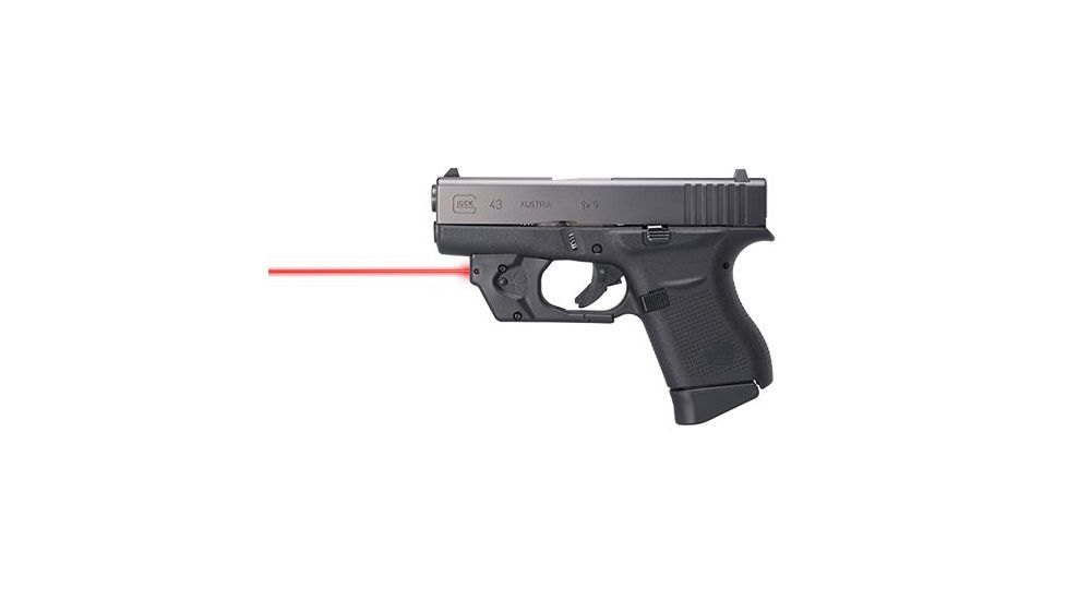 Viridian Weapon Technologies Essential Red Laser Sight, Glock 42/43, Black, 912-0014