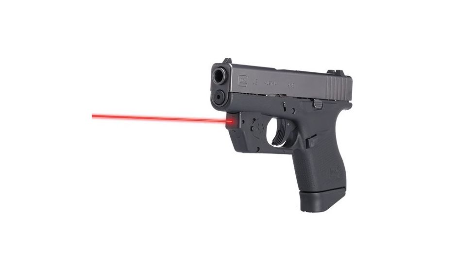 Viridian Weapon Technologies Essential Red Laser Sight for Glock 42/43, Non ECR, Retail Box, Black, NSN N, 912-0014