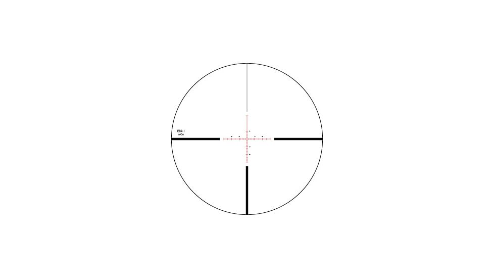 OpticsPlanet Exclusive Vortex Viper PST 2.5-10x44 Rifle Scope, 30mm Tube, Second Focal Plane, EBR1-MOA Reticle, Matte, Black, PST-210S1-A