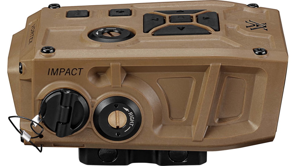 Vortex Impact 4000 Ballistic Rail-Mounted Laser Rangefinder, Tan, 15.25x11.75x14.75, LRF-IMP4000