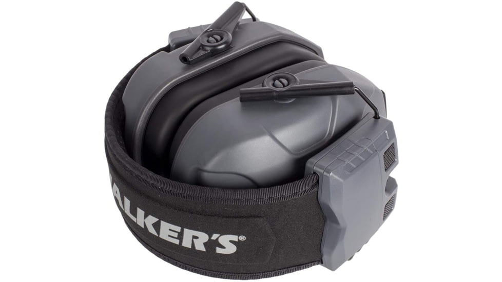 Walkers XCEL 500BT Digital Electronic Bluetooth Ear Muffs, 26 dB NRR, Gray, GWP-XSEM-BT