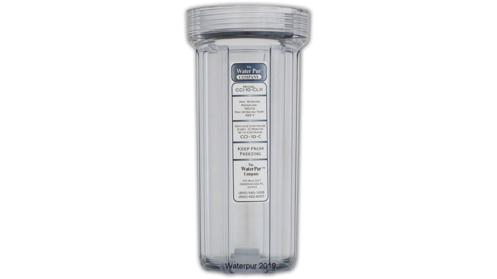 WaterPur CCI10CLW Clear Water Filter Housing 2.00 Off w/ Free