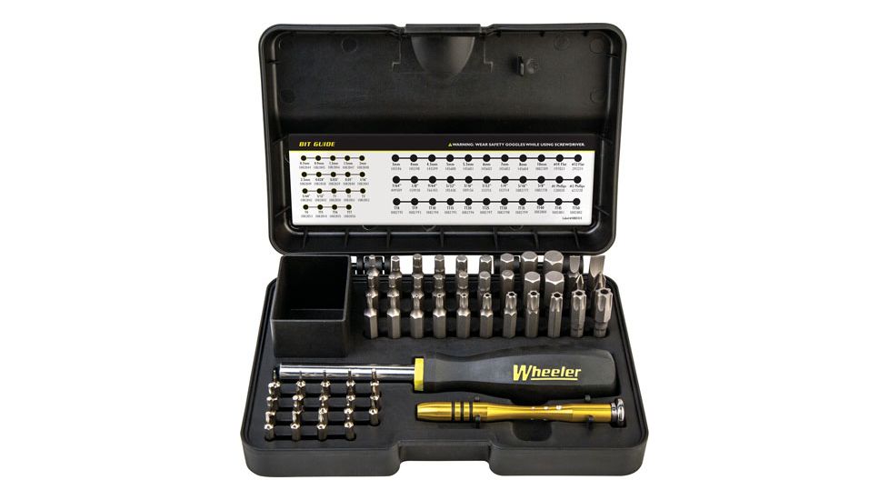 Wheeler Engineering 55-Piece SAE/Metric Hex/Torx Screwdriver Set, Black/Yellow, 1081958