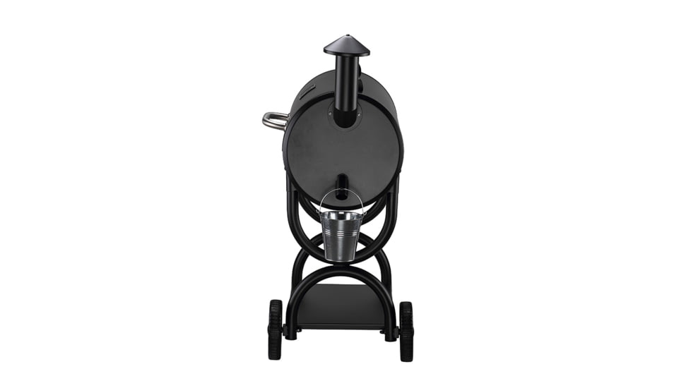 Z Grills ZPG-550B 8-in-1 Wood Pellet Grill, BBQ &amp; Smoker, 47x20x45in, Black, Medium, ZPG-550B