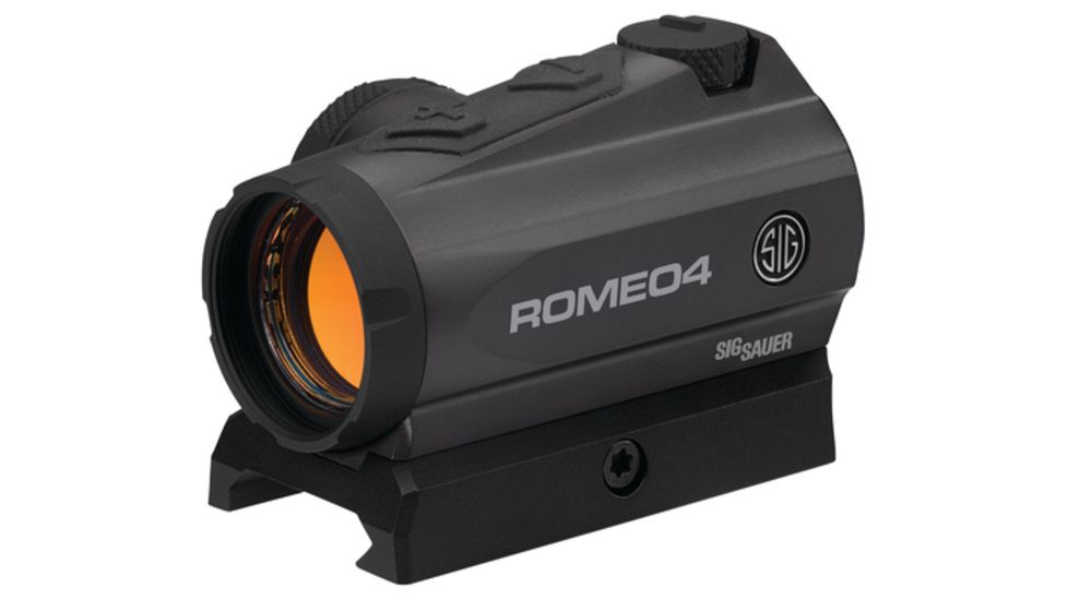 Sig Sauer Romeo 4 Compact Red Dot Sight 1x20mm 2 MOA Reticle Low ...