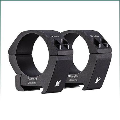 Pro Rifle Scope Rings, Low, 34mm