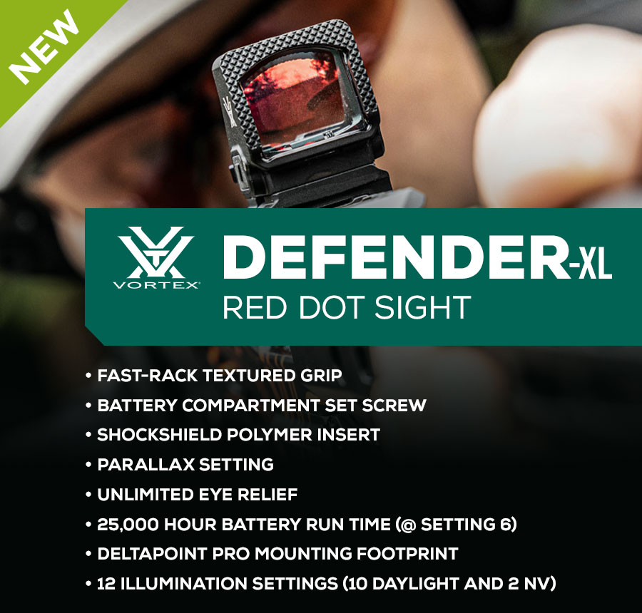 Vortex Defender-XL Red Dot Sight