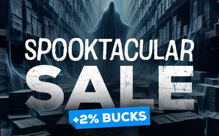 Spooktacular Sale +2% Bucks