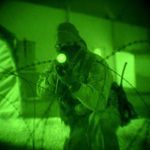 Use of night vision devices by elite special forces.