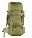 Tan Backpack for a medium-length hike