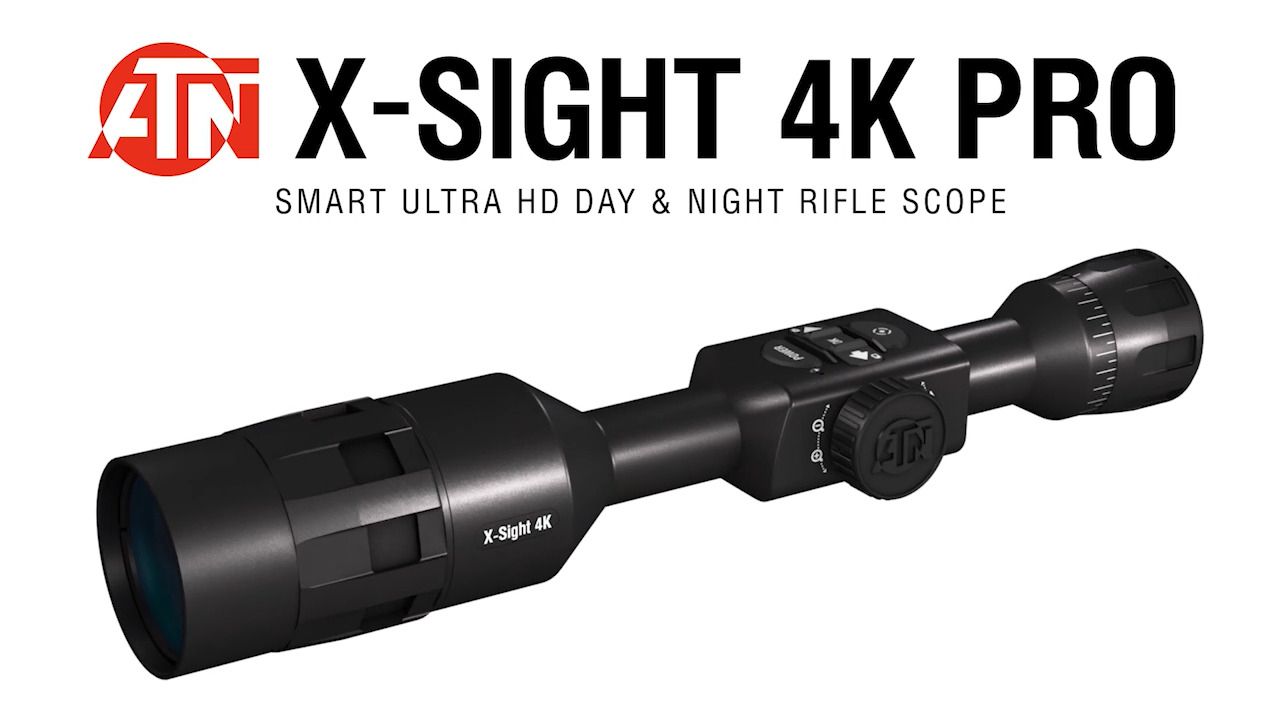 ATN XSight 4K Pro Edition 520x Smart HD Day/Night Riflescope + Free