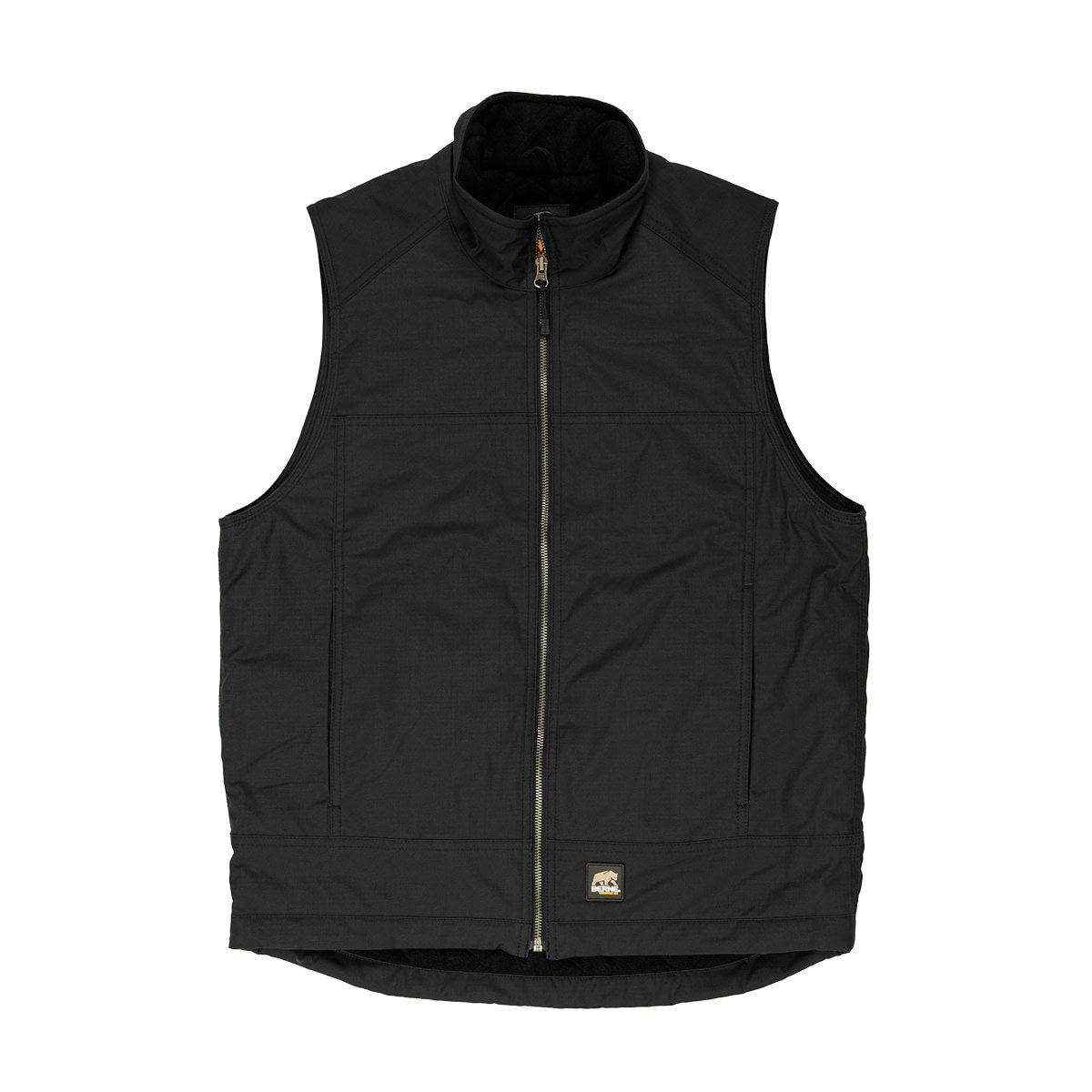 Berne Torque Ripstop Vest Fleece Lined - Men´s Black 2XL V817BKR520