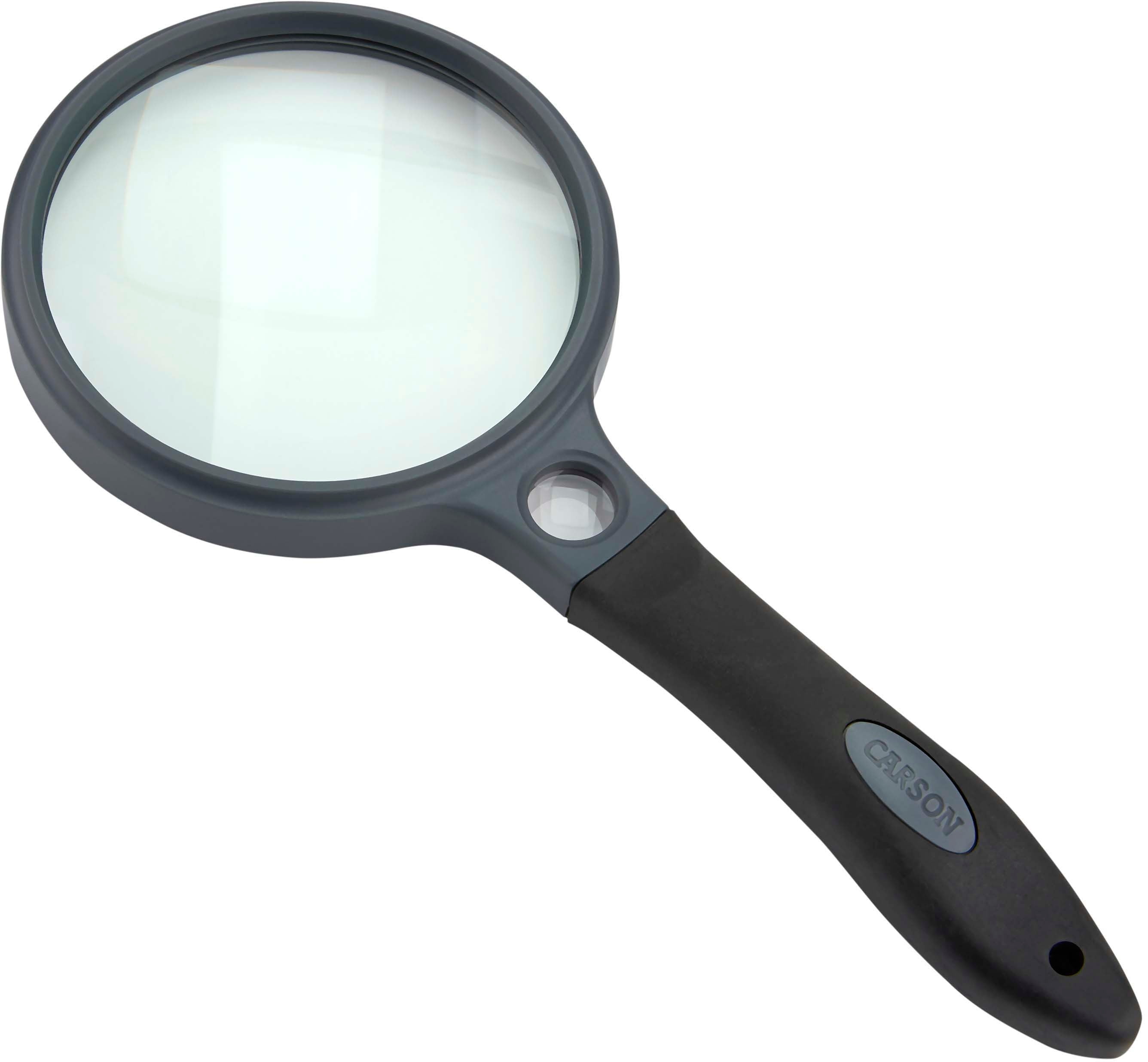 WITHit Hands-Free Collapsible Lighted Magnifier, 3.5 D, Black 2x Magnification