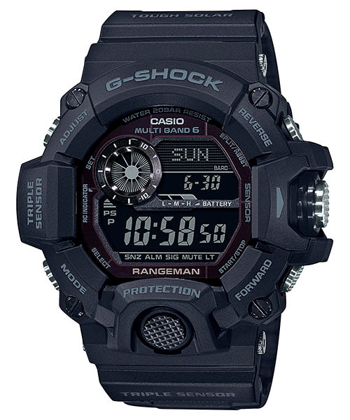 Casio Tactical Rangeman G Shock Solar Atomic Watch Black One Size GW9400 1B 889232252193 eBay