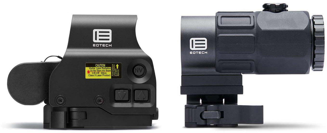EOTech EXPS3-4 Holographic Weapon Sight w/ G45.STS 5x Magnifier, Black, HHS V