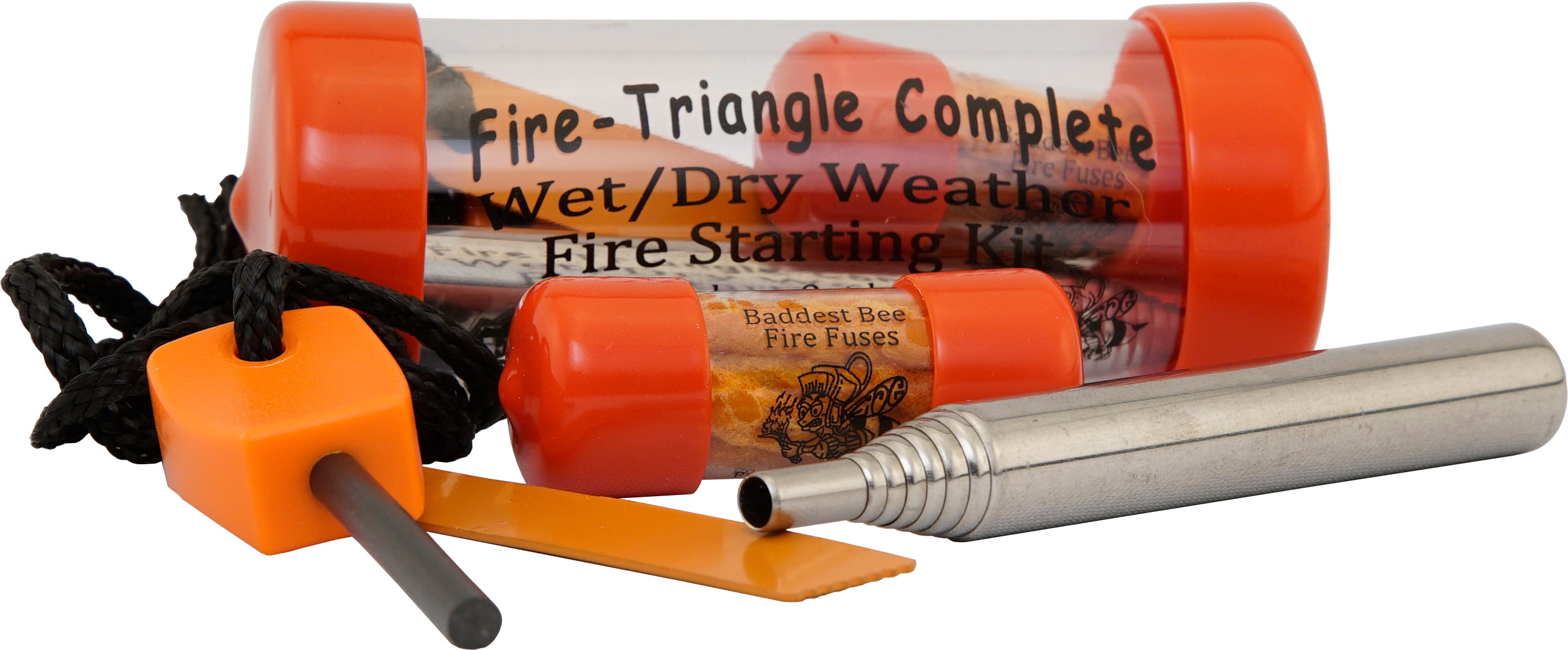 Firestarters get roaring flames in no time.