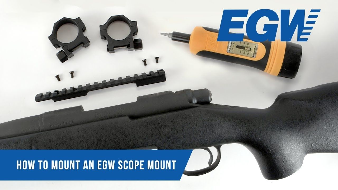 opplanet evolution gun works how to mount an egw scope mount video