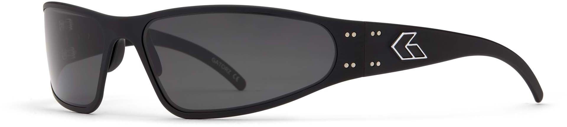Gatorz Wraptor Sunglasses Black Frame Grey Lens WRABLK01