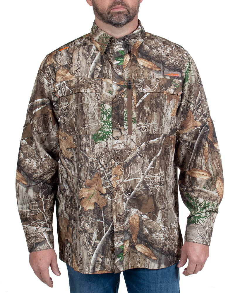 Men's Hatcher Pass Long Sleeve Camo Guide Shirt - Realtree – Habit