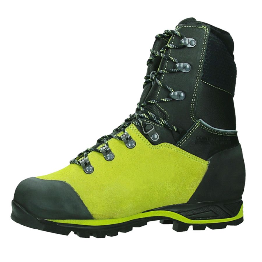 Lime green store work boots