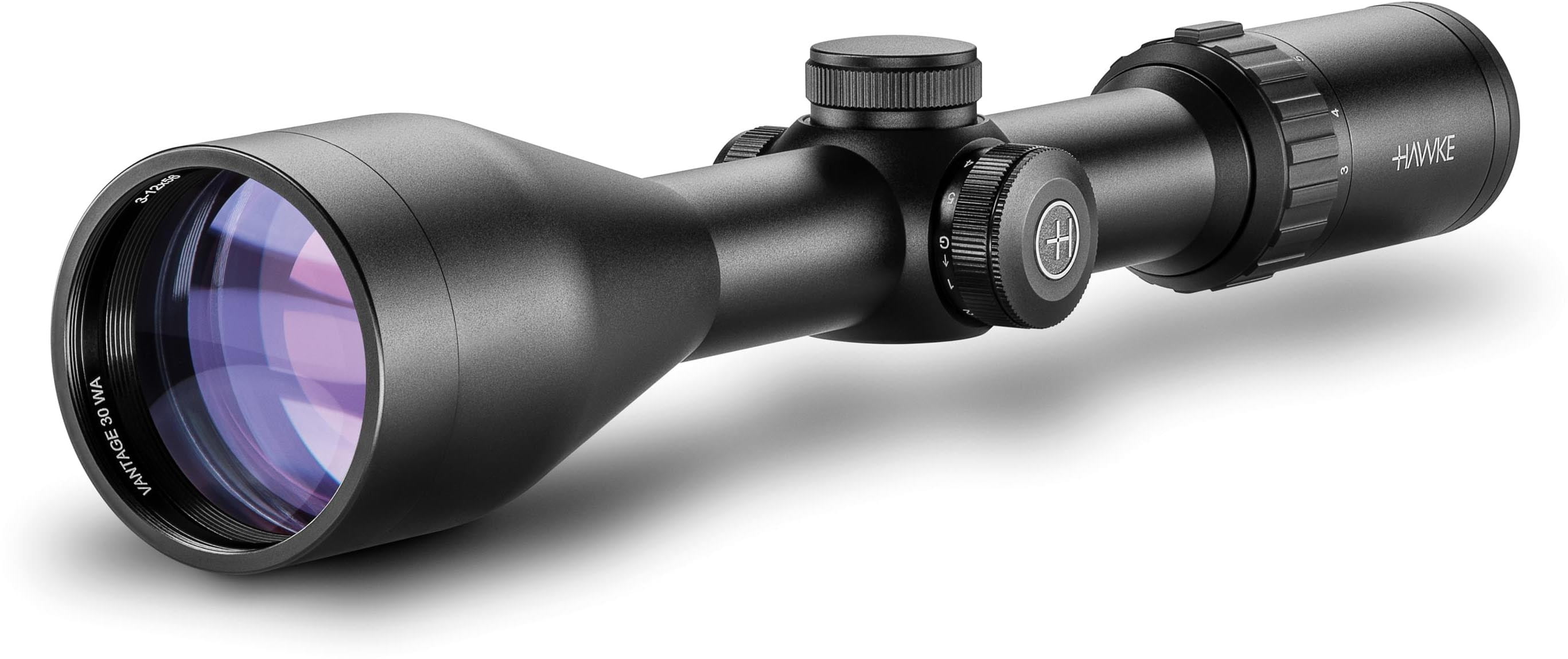 Hawke Sport Optics Vantage Rifle Scope, 3-12x56mm, 30mm Tube, SFP, L4A IR: 14275