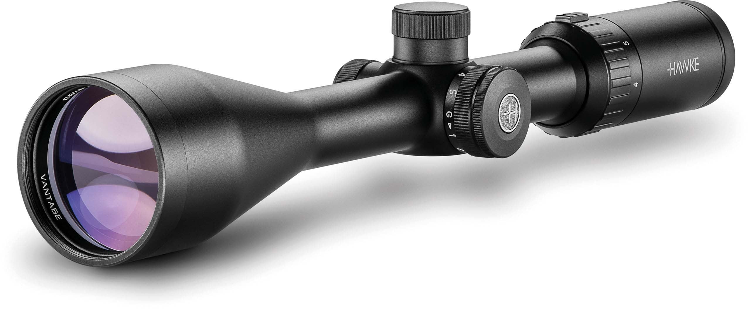 Hawke Sport Optics Vantage HD 4-12X50 Mil Dot IR Riflescope, Black 14250