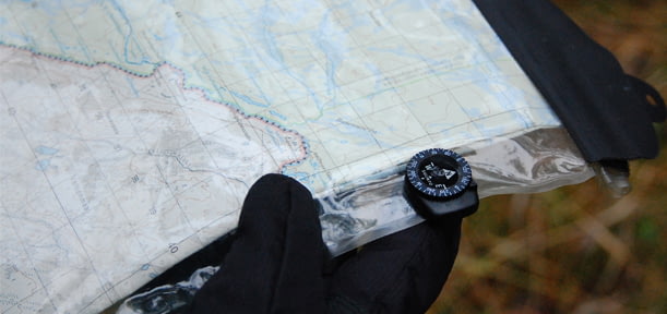 hiking Map and Compass