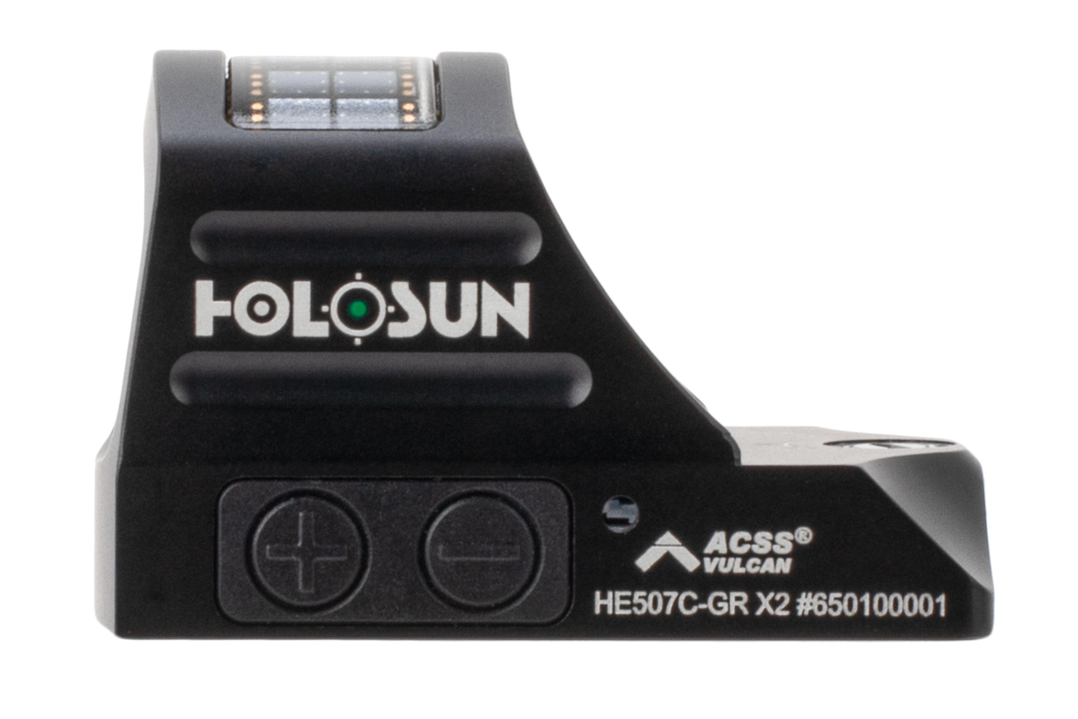 Holosun HE507C-GR-X2 Green Dot Reflex Sight, ACSS Vulcan : HS507C-GR-X2-ACSS