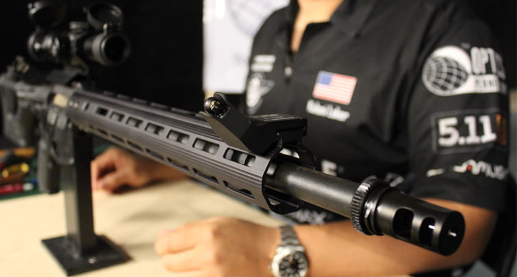 Offset Iron Sights on an AR15