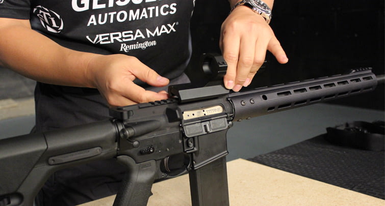 Mounting Rifle Scope Rings on the top rail of an AR15